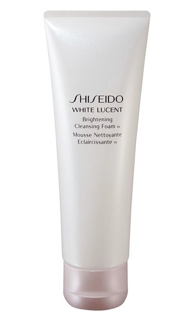 white lucent cleansing foam