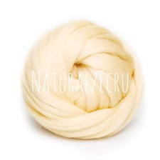 Image of Merino Wool Roving OEKO-TEX Class I Arm Knitting Felting Spinning Weaving UK