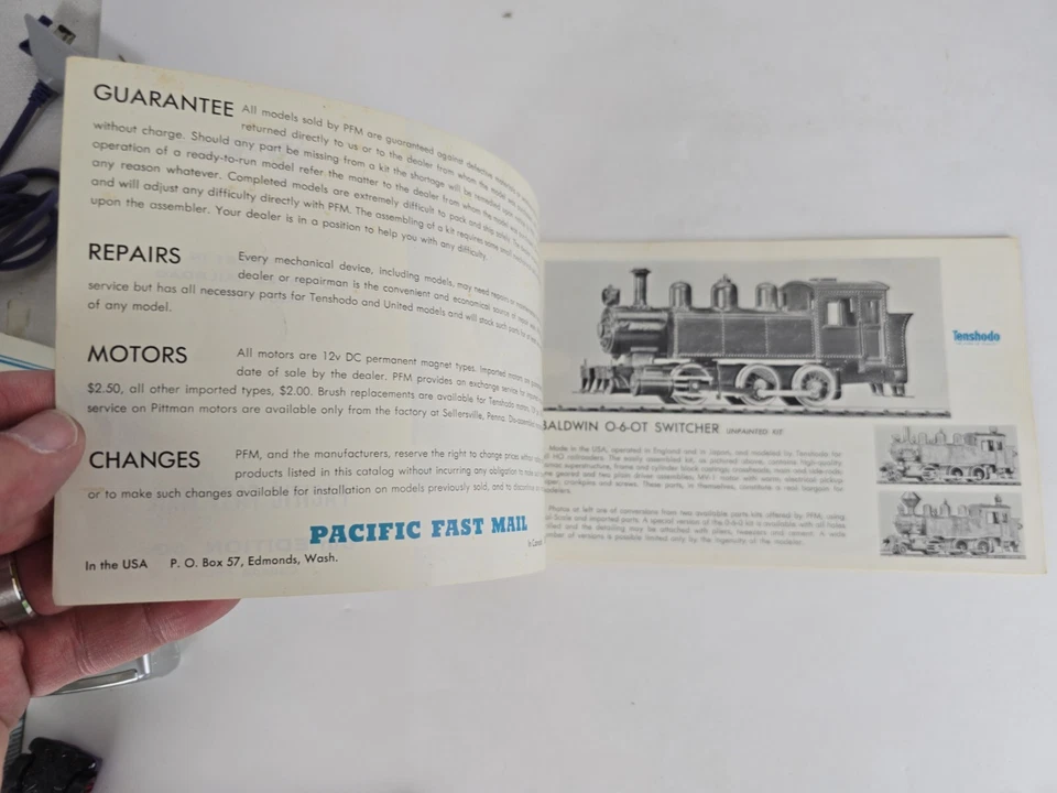 Pacific Fast Mail 6th Edition HO Model Railroad Equipment Catalog (AF) - Image 2 of 4
