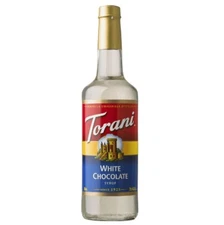 Torani White Chocolate Syrup (750 mL), G-White Chocolate