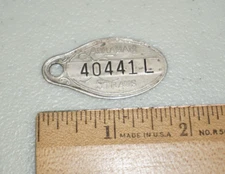 Vtg Abraham & Straus Department Store Brooklyn NY Charge Plate Credit Coin Tag