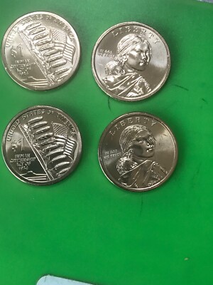 2024 P & D Native American Indian Sacagawea $1 Dollar-US Mint Unc Set of 2 Coins
