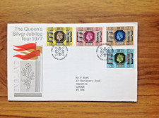 The Queen s Silver Jubilee Tour 1977 Plymouth pmk First Day  Cover. Free UK P&P