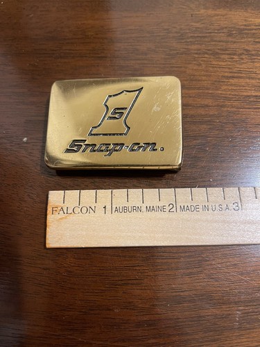VINTAGE SNAP ON BRASS BELT BUCKLE COLLECTIBLE ACCESSORIES