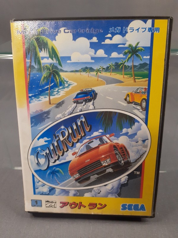 SEGA MEGADRIVE MEGA DRIVE MD OutRun  Japanese version Boxed