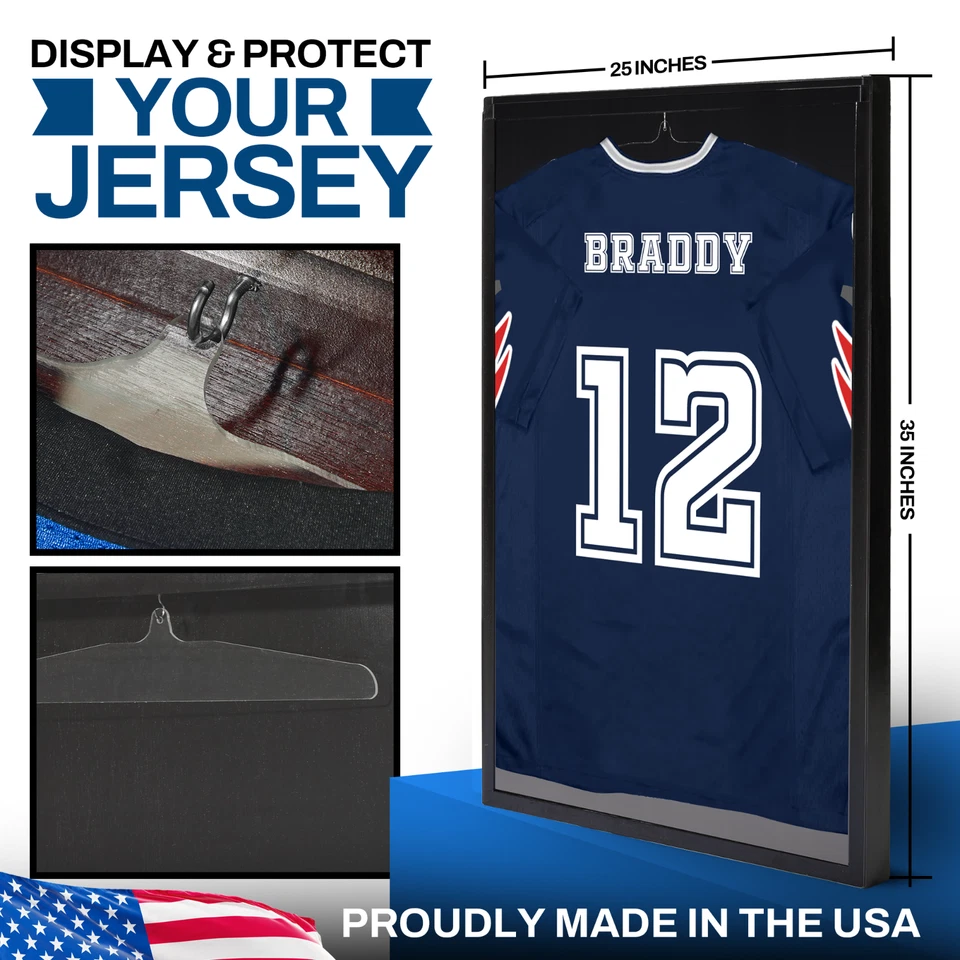 Sports Jersey Display Case  frame shadow box BS 24"x36" UV Protection - Image 4 of 4