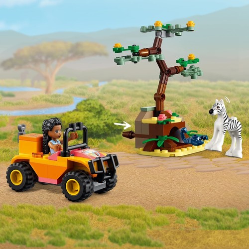 LEGO Friends Mia's Wildlife Rescue Toy 41717 Cebra Jirafa Safari Animal 3 Muñecas - Imagen 6 de 12