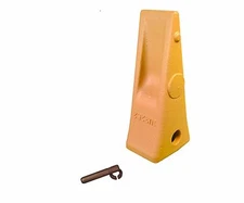 1 - CAT Style Backhoe / Loader Bucket Dirt Tooth w pin & retainer - 1U3252