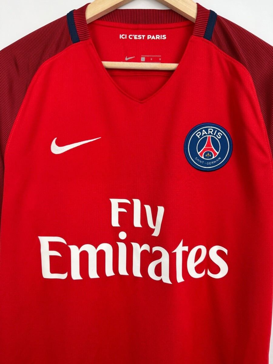 🇫🇷 Nike Draxler PSG Paris Saint Germain 2016 Soccer Jerseys size