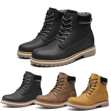 New Men's Classic Winter Fall Boots Lace-Up Outdoor Work Boots US Size 6.5-15