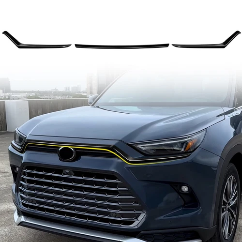 US Ship for Toyota Grand Highlander 2024-2026 Front Hood Upper Edge Cover 3pcs