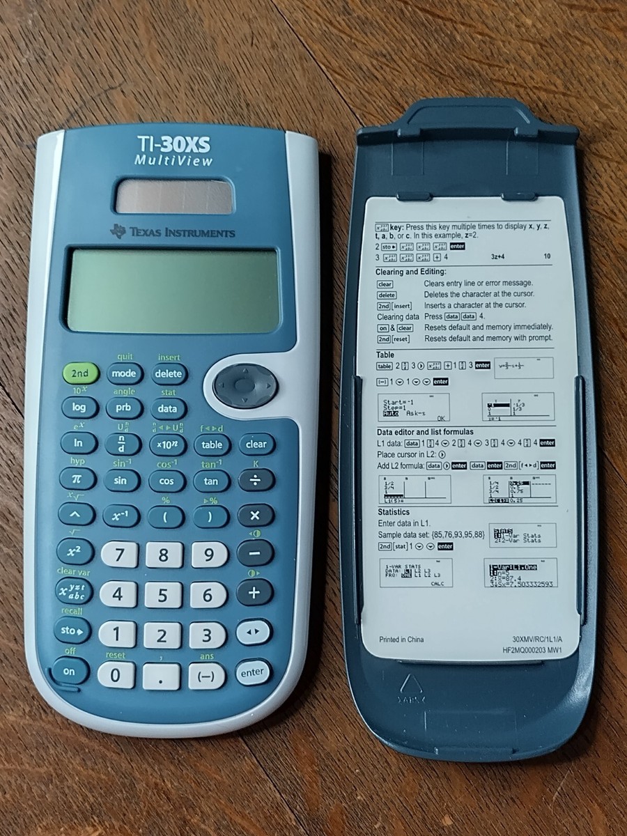 Texas Instruments TI-30XS Multiview Scientific Calculator Geometry