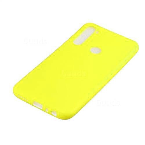 COVER CASE CUSTODIA SILICONE GEL PER XIAOMI REDMI NOTE 8 GIALLA GIALLO NUOVA - Foto 3 di 3