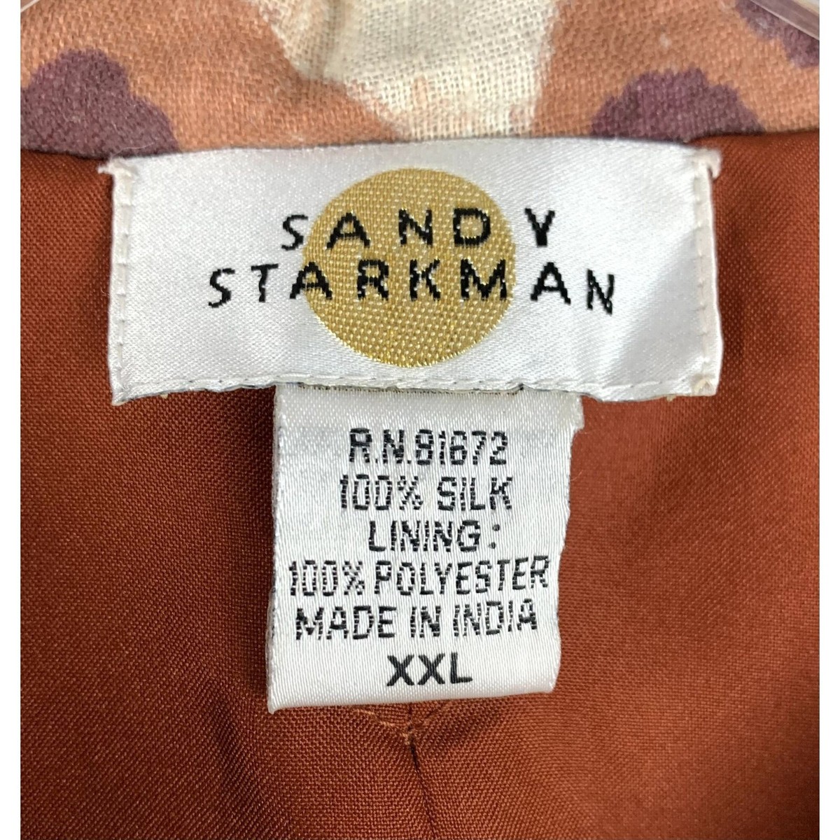 Sandy Starkman Art To Wear Embellished Jacket sz XXL (12531) | eBay