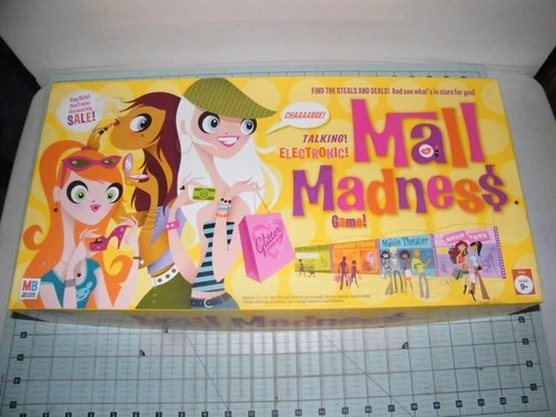 Mall Madness Game Vintage 2004 Talking Electronic Board Game Hasbro 95% Complete