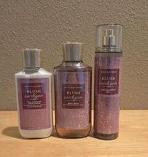 Bath & Body Works Blush Cardigan Fragrance Mist + Cream + Body Wash
