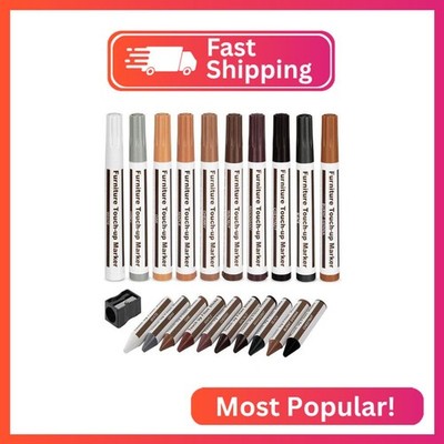 DAIXISM Furniture Repair Kit Wood Markers Wax Sticks, for Stains, Scratches, Woo