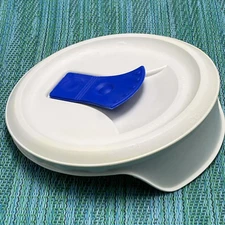 Corning Ware White F-22-VPC Microwave Vented Cover Lid - Lid Only