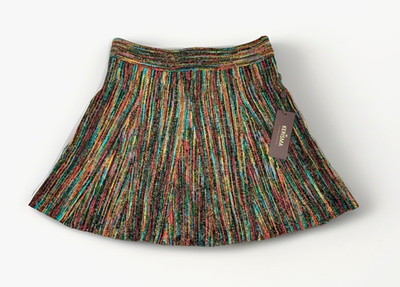 Kerisma Women's Skirt Sz Small Circle/Skater Multicolor Stretchy NWT