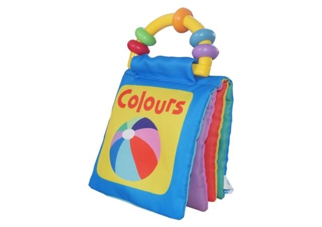 Happy Baby Colours: Rattle and Cloth Book by Roger Priddy
