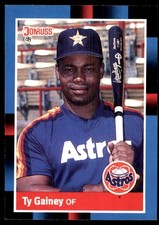 Ty Gainey 1988 Donruss #578 Houston Astros MLB READ FREE SHIPPING AutographDen