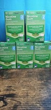 Nicotine Gum Rite Aid Cool Mint 2mg Coated Gum 100 Pieces Ea Exp 9/26  Lot Of 5