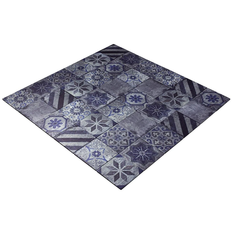 Mosaik Fliesen Metall Retro Alghero Selbstklebend - Bild 3 von 4