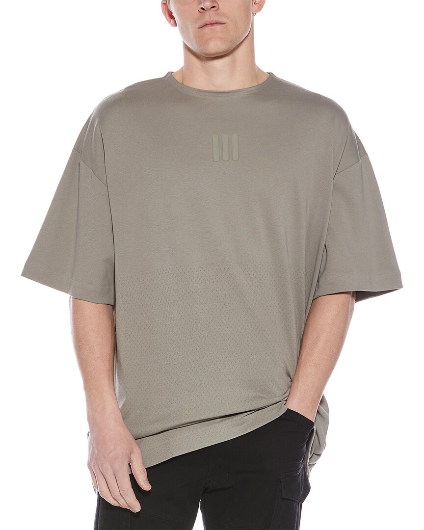 Легкая атлетическая футболка Fear Of God Мужская серая Xl