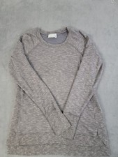Athleta Women's Long Sleeve Pullover Gray Sweater Model/ Spandex Blend M