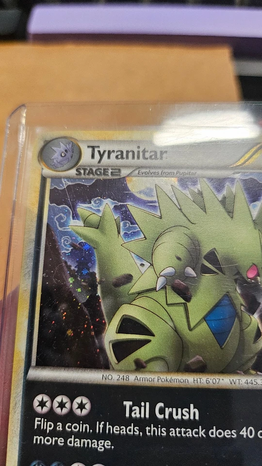 Pokemon - Tyranitar 26/95 Holo Rare - HGSS Unleased - Image 4 of 4