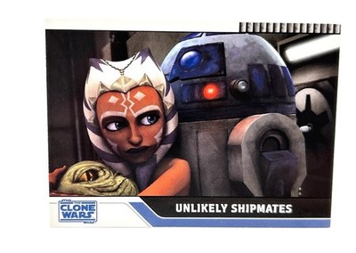 Unlikely Shipmates #71 2008 Topps Star Wars: The Clone Wars Ahsoka R2-D2