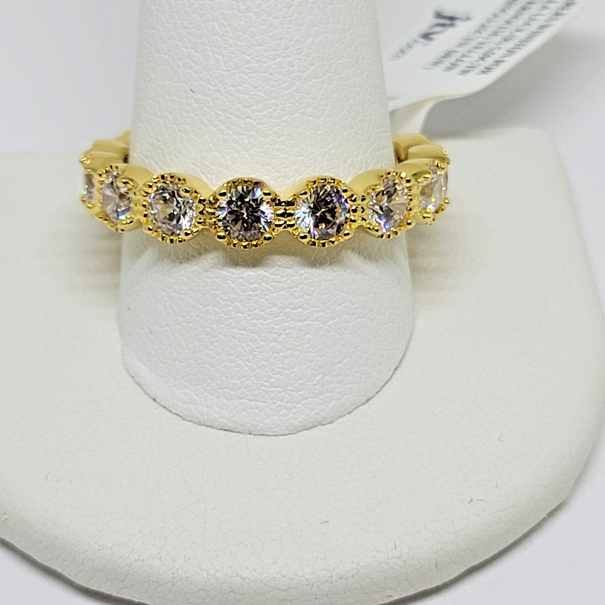 JTV Charles Winston Bella Luce Eterno 18k Sterling Silver Eternity