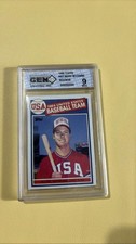 1985 Topps Mark McGwire #401 1984 USA Baseball Rookie Card GEM 9