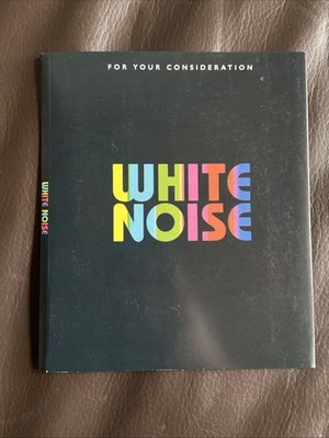 White Noise Blu-Ray FYC For Your Consideration Screener 2022 NETFLIX BLACK COVER