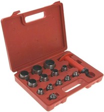 13 pc Hollow Punch Tool Set for Leather and Gasket 3/16" - 1-1/4" Sharp