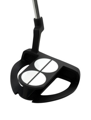 Ben Sayers XF Black 2 Ball Putter Rechtshand, mit Putterabdeckung, 34''