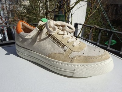 Paul Green ladies soft shoes trainers leather suede beige Austria size 42 (UK8 new