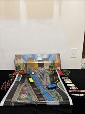 Vintage ROLL -A -MAT Drive America CARRY CASE playset By Tara - 1983