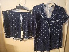 NWT Soma Size S Pajama Set Top / Shorts Cool Nights