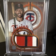 Topps 2025 Tribute Carlos Correa Dual Relics /25 #DR-CCO Twins Baseball