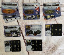 WizKids CSG Pirates at Oceans Edge Lot of 8 American Ships Crew