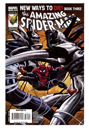 Amazing Spider-Man #570 NM 9.4 2008 1st Full App Anti-Venom John Romita Jr Cover