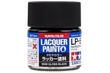 Tamiya Lacquer LP-5 Semi Gloss Black Paint Jar 82105