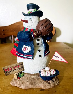 Danbury Mint Boston Red Sox Snowman Relief Pitcher BRAND NEW