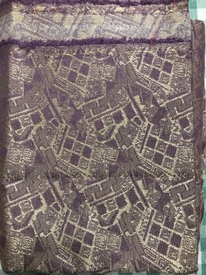 Dusty Plum/Gold color heavy backed upholstery/home dec fabric-56''w x 2.33 yds