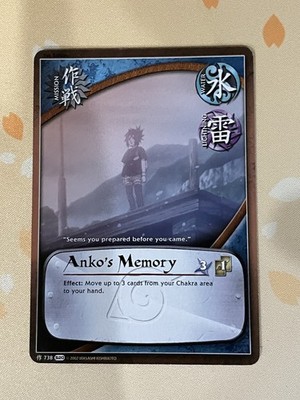 Naruto CCG, Anko's Memory, 738, 1st Edition, LP