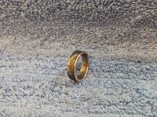 Virginia Handcrafted  Washington Quarters coin ring, 2000, size 8