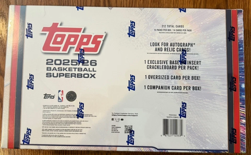 2025 - 26 Topps 篮球 NBA 旗舰系列密封盒 Costco 捆绑出售物品 — 第 2/2 张图片