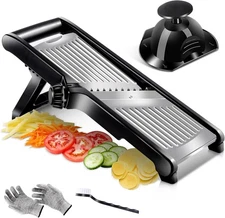 Mandoline Slicer,Masthome Mandoline Food Slicer for Kitchen,Adjustable Mandolin 