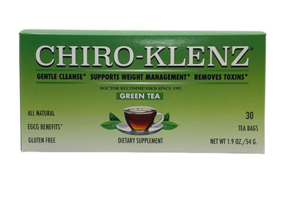 Chiro Klenz  with Green Tea   Herbal Detox Tea   Bloating Relief   Colon Cleanse
